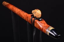 Amboyna Burl Native American Flute, Minor, Mid G-4, #G26A